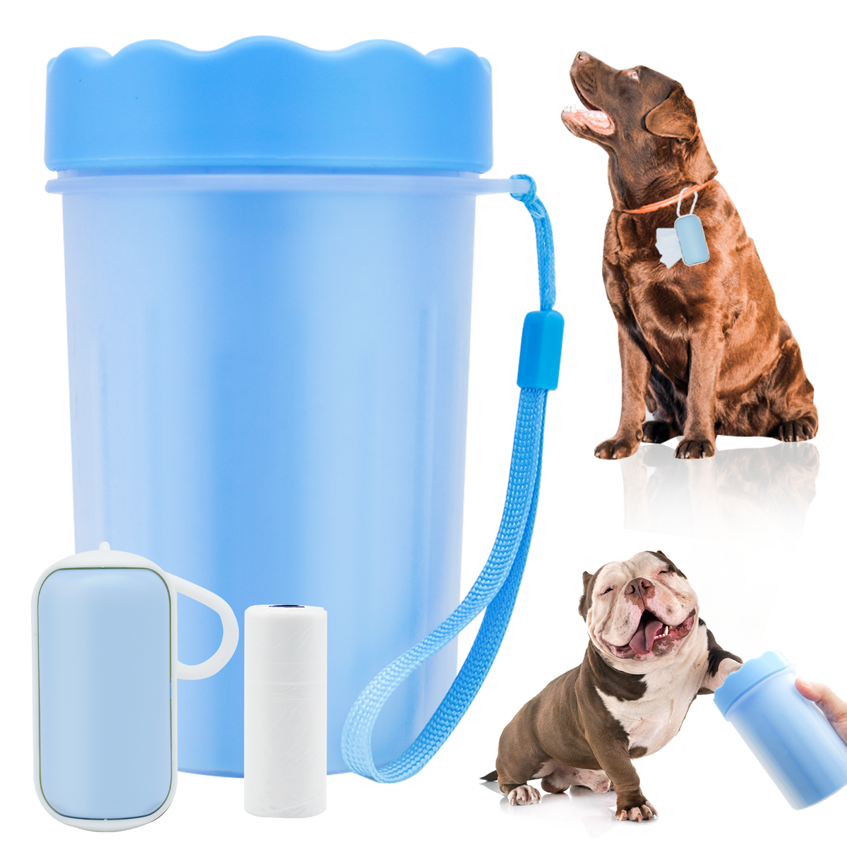 Dog paw top cleaner cup