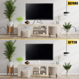 KOOLPUG Cable Tidy White Tubes, Longer Cable Channel,Self Adhesive Wire Trunking Kit, Wire Tidy for Wall, White Trunking for TV Cables, Cable Trunking